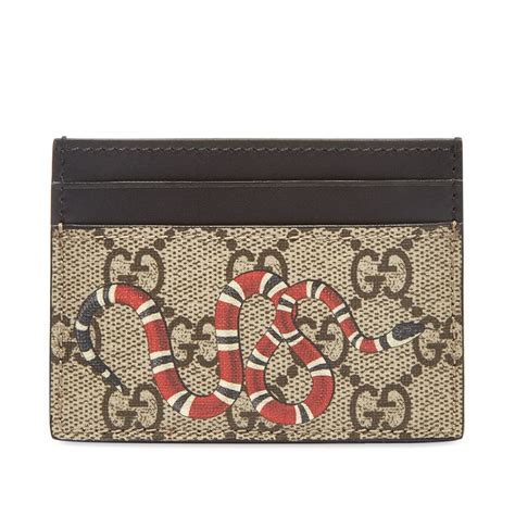 gucci snake red|gucci card holder snake.